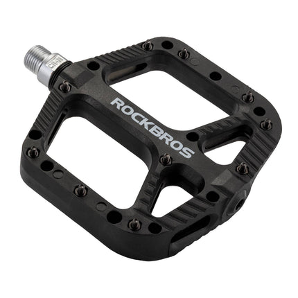 ROCKBROS Fahrradpedale Nylon Flat Pedale 9/16 Zoll mit 3 Bearing