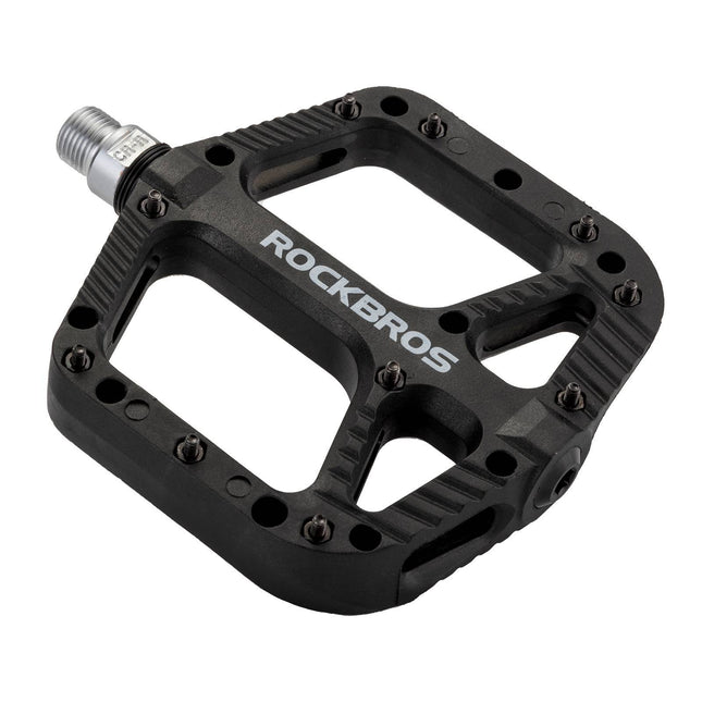 ROCKBROS Fahrradpedale Nylon Flat Pedale 9/16 Zoll mit 3 Bearing