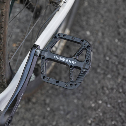 ROCKBROS Fahrradpedale Nylon Flat Pedale 9/16 Zoll mit 3 Bearing