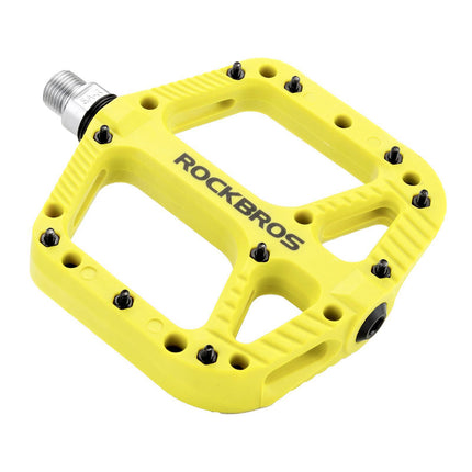 ROCKBROS Fahrradpedale Nylon Flat Pedale 9/16 Zoll mit 3 Bearing