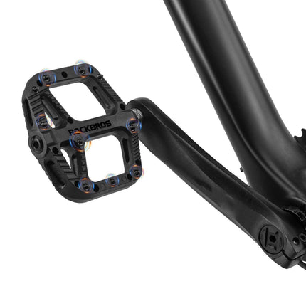 ROCKBROS Fahrradpedale Nylon Flat Pedale 9/16 Zoll mit 3 Bearing (Fahrradpedale) kaufen bei Linkreich – Jetzt entdecken!