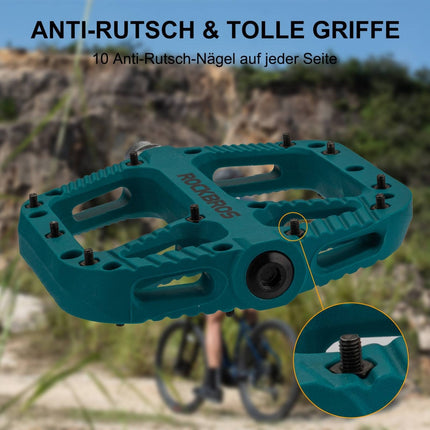 ROCKBROS Fahrradpedale Nylon Flat Pedale 9/16 Zoll mit 3 Bearing (Fahrradpedale) kaufen bei Linkreich – Jetzt entdecken!