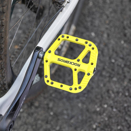 ROCKBROS Fahrradpedale Nylon Flat Pedale 9/16 Zoll mit 3 Bearing (Fahrradpedale) kaufen bei Linkreich – Jetzt entdecken!