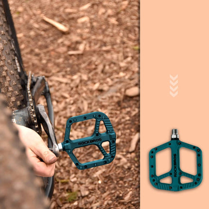 ROCKBROS Fahrradpedale Nylon Flat Pedale 9/16 Zoll mit 3 Bearing (Fahrradpedale) kaufen bei Linkreich – Jetzt entdecken!