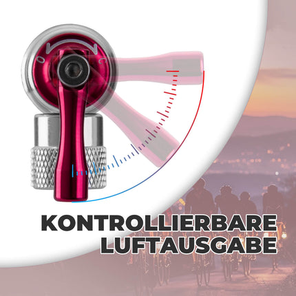 ROCKBROS Fahrradpumpe CO2 Inflator Fahrrad Minipumpe Presta & Schrader Ventil (Fahrrad Luftpumpen) kaufen bei Linkreich – Jetzt entdecken!