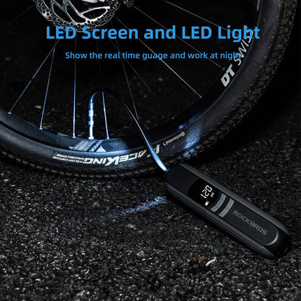 A10 Fahrradpumpe Elektrisch Luftpumpe 150PSI