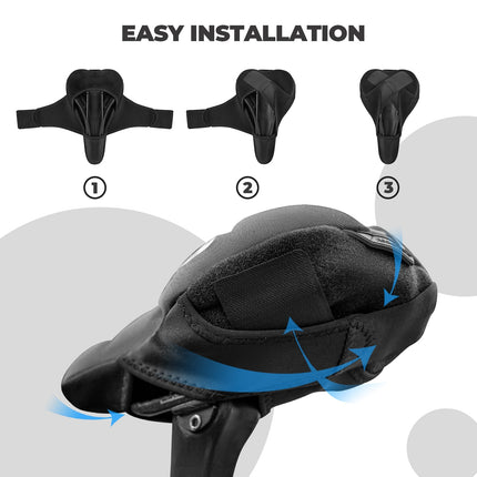 ROCKBROS Fahrradsattel Atmungsaktiv Sattelbezug Regenschutz Rot/Blau (Fahrradsattel) kaufen bei Linkreich – Jetzt entdecken!