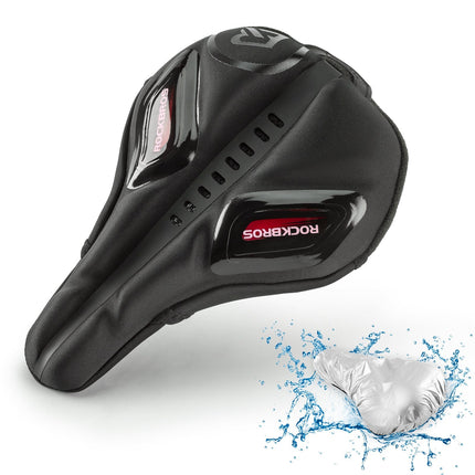 ROCKBROS Fahrradsattel Atmungsaktiv Sattelbezug Regenschutz Rot/Blau (Fahrradsattel) kaufen bei Linkreich – Jetzt entdecken!