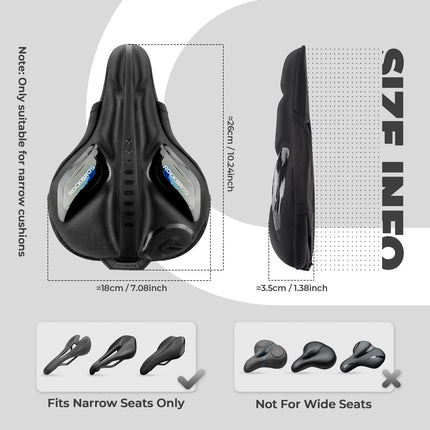 ROCKBROS Fahrradsattel Atmungsaktiv Sattelbezug Regenschutz Rot/Blau (Fahrradsattel) kaufen bei Linkreich – Jetzt entdecken!