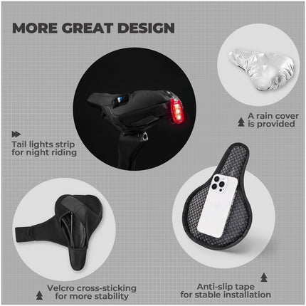 ROCKBROS Fahrradsattel Atmungsaktiv Sattelbezug Regenschutz Rot/Blau (Fahrradsattel) kaufen bei Linkreich – Jetzt entdecken!