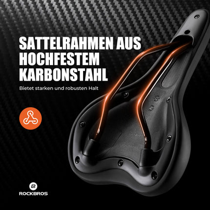 ROCKBROS Fahrradsattel Ergonomisch Fahrradsitz Atmungsaktiv Stoßdämpfend (Fahrradsattel) kaufen bei Linkreich – Jetzt entdecken!
