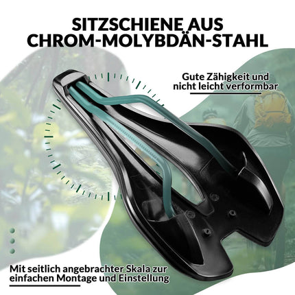 ROCKBROS Fahrradsattel Ergonomisch Fahrradsitz Atmungsaktiver 14,5 * 25cm