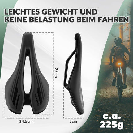 ROCKBROS Fahrradsattel Ergonomisch Fahrradsitz Atmungsaktiver 14,5 * 25cm (Fahrradsattel) kaufen bei Linkreich – Jetzt entdecken!