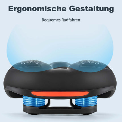 ROCKBROS Fahrradsattel Memory Foam Atmungsaktiv Gel Sattel