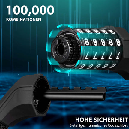 ROCKBROS Fahrradschloss 5 - Stellig Zahlencode Zahlenschloss (Fahrradschloss) kaufen bei Linkreich – Jetzt entdecken!