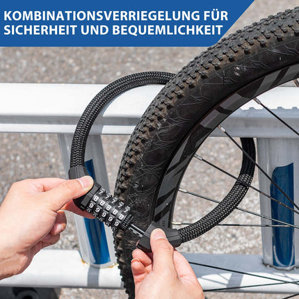 ROCKBROS Fahrradschloss 5 - Stellig Zahlencode Zahlenschloss (Fahrradschloss) kaufen bei Linkreich – Jetzt entdecken!
