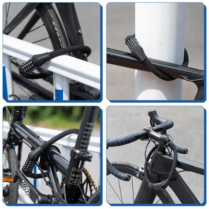 ROCKBROS Fahrradschloss 5 - Stellig Zahlencode Zahlenschloss (Fahrradschloss) kaufen bei Linkreich – Jetzt entdecken!