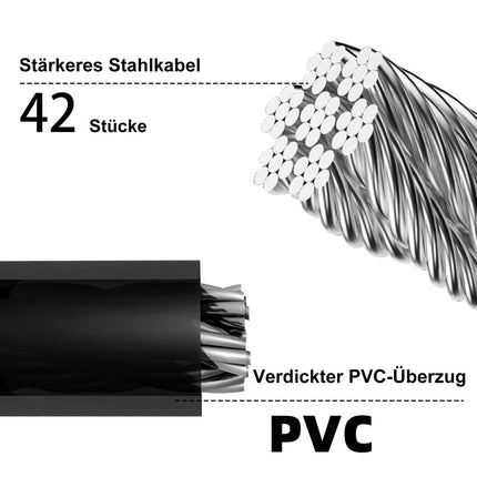 ROCKBROS Fahrradschloss 5 - stelliges Kabelschloss (Fahrradschloss) kaufen bei Linkreich – Jetzt entdecken!