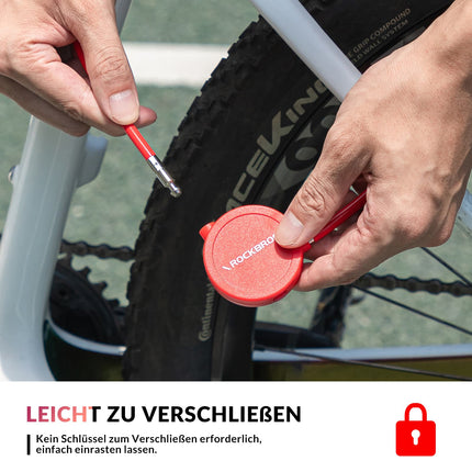 ROCKBROS Fahrradschloss für Kinder 69cm Mit 2 Schlüssel (Fahrradschloss) kaufen bei Linkreich – Jetzt entdecken!