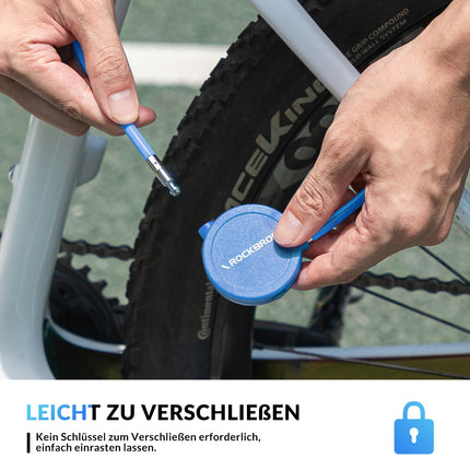 ROCKBROS Fahrradschloss für Kinder 69cm Mit 2 Schlüssel (Fahrradschloss) kaufen bei Linkreich – Jetzt entdecken!