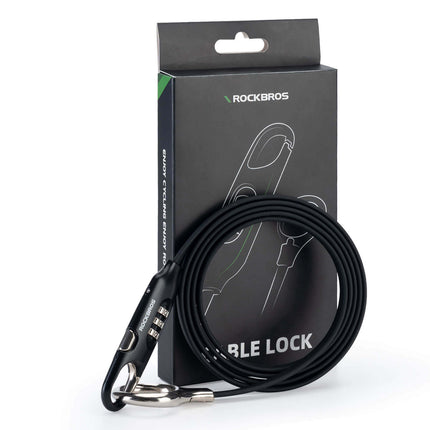 ROCKBROS Fahrradschloss Kabelschloss 150cm mit Zahlencode Anti - Diebstahl (Fahrradschloss) kaufen bei Linkreich – Jetzt entdecken!