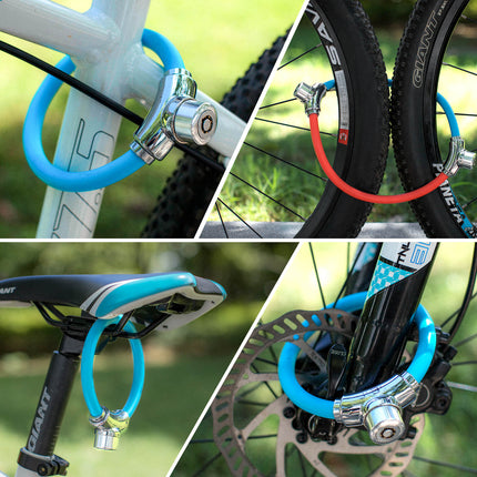 ROCKBROS Fahrradschloss Kabelschloss mit Klettverschlüssen ohne Schlüssel (Fahrradschloss) kaufen bei Linkreich – Jetzt entdecken!