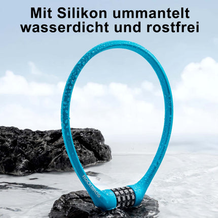 ROCKBROS Fahrradschloss mit 4 - Stellig Zahlencode 65cm lang (Fahrradschloss) kaufen bei Linkreich – Jetzt entdecken!