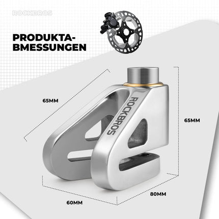 ROCKBROS Fahrradschloss Wasserdicht Sicherheitsschloss für Motorrad/Fahrrad (Fahrradschloss) kaufen bei Linkreich – Jetzt entdecken!