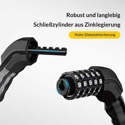 ROCKBROS Fahrradschloss Zahlenschloss 19mm Dickes (Fahrradschloss) kaufen bei Linkreich – Jetzt entdecken!