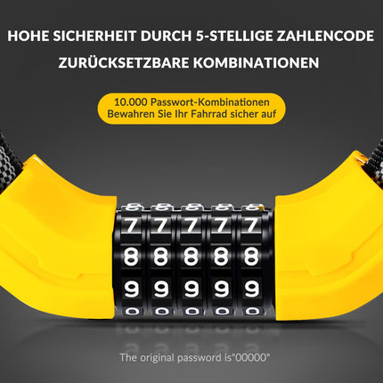 ROCKBROS Fahrradschloss Zahlenschloss 19mm Dickes (Fahrradschloss) kaufen bei Linkreich – Jetzt entdecken!