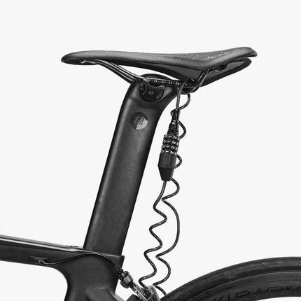 ROCKBROS Fahrradschloss Zahlenschloss  Helmschloss mit 4-stellig Code max. 150 cm