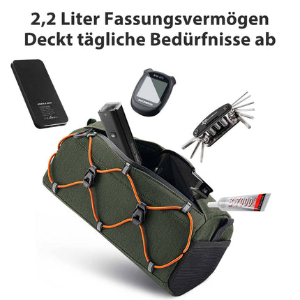 ROCKBROS Fahrradtasche Lenkertasche 2,2L mit Schultergurt in 6 Farben (Fahrradtaschen) kaufen bei Linkreich – Jetzt entdecken!
