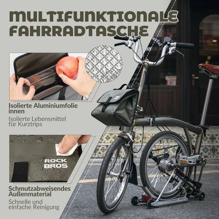 ROCKBROS Fahrradtasche Lenkertasche Fronttasche mit Schultergurt (Fahrradtaschen) kaufen bei Linkreich – Jetzt entdecken!