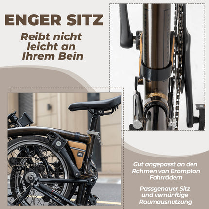 ROCKBROS Fahrradtasche Rahmentasche Dreiecktasche für Brompton 0,25/0,3L (Fahrradtaschen) kaufen bei Linkreich – Jetzt entdecken!