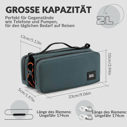 ROCKBROS Fahrradtasche Rahmentasche mit Schultergurt Oberrohrtasche (Fahrradtaschen) kaufen bei Linkreich – Jetzt entdecken!