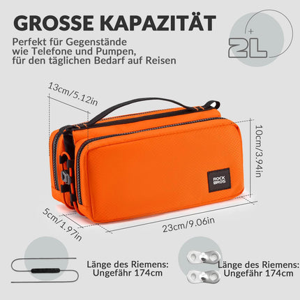 ROCKBROS Fahrradtasche Rahmentasche mit Schultergurt Oberrohrtasche (Fahrradtaschen) kaufen bei Linkreich – Jetzt entdecken!