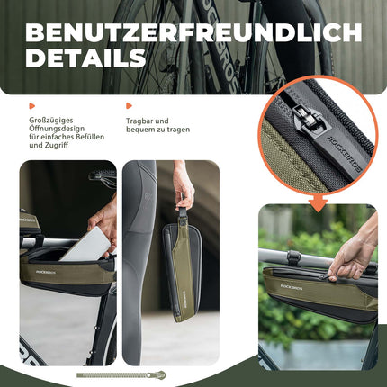 ROCKBROS Fahrradtasche Reflektierende Kapazität von 1,4L Rahmentasche (Fahrradtaschen) kaufen bei Linkreich – Jetzt entdecken!