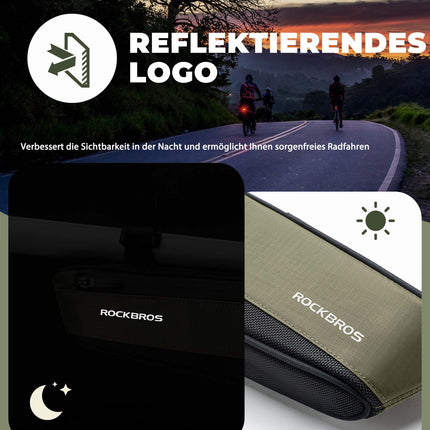 ROCKBROS Fahrradtasche Reflektierende Kapazität von 1,4L Rahmentasche (Fahrradtaschen) kaufen bei Linkreich – Jetzt entdecken!