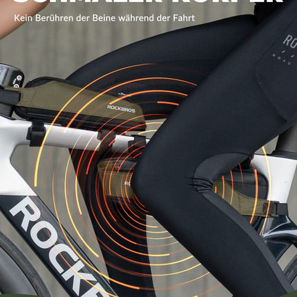 ROCKBROS Fahrradtasche Reflektierende Oberrohrtasche Dunkelgrün 0.65L (Fahrradtaschen) kaufen bei Linkreich – Jetzt entdecken!