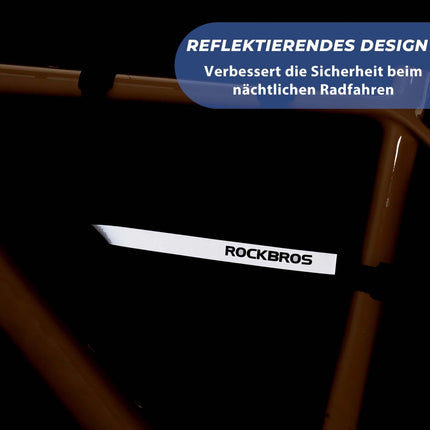 ROCKBROS Fahrradtasche Set 2 - in - 1 Abnehmbare Rahmentasche 1,3 L+0,7 L Schwarz (Fahrradtaschen) kaufen bei Linkreich – Jetzt entdecken!