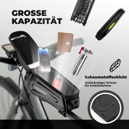 ROCKBROS Fahrradtasche Wasserabweisend Handytasche mit TPU Touchscreen (Fahrradtaschen) kaufen bei Linkreich – Jetzt entdecken!