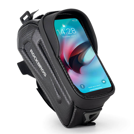 ROCKBROS Fahrradtasche Wasserabweisend Handytasche mit TPU Touchscreen (Fahrradtaschen) kaufen bei Linkreich – Jetzt entdecken!