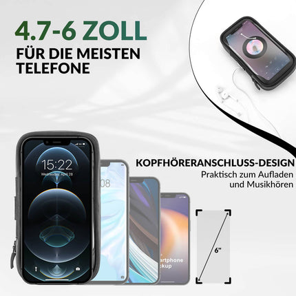 ROCKBROS Fahrradtasche Wasserdicht Handytasche Drehbar für Handy 4.7 - 6 Zoll (Fahrradtaschen) kaufen bei Linkreich – Jetzt entdecken!