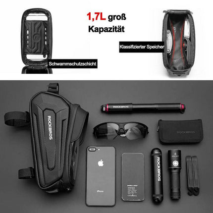ROCKBROS Fahrradtasche Wasserabweisend Handytasche mit TPU Touchscreen