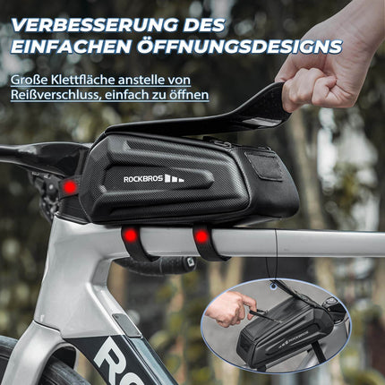 ROCKBROS Fahrradtasche Wasserdicht Handytasche Touchscreen für Smartphone 6,8 Zoll