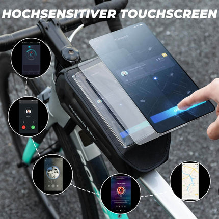 ROCKBROS Fahrradtasche Wasserdicht Handytasche Touchscreen für Smartphone 6,8 Zoll (Fahrradtaschen) kaufen bei Linkreich – Jetzt entdecken!