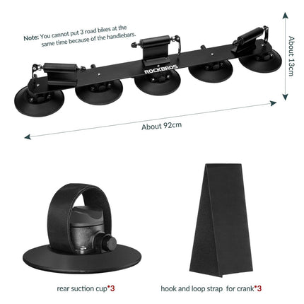 ROCKBROS Fahrradträger Fahrrad Dachträger mit Saugnäpfe Schnellmontage (Fahrrad Dachträger) kaufen bei Linkreich – Jetzt entdecken!