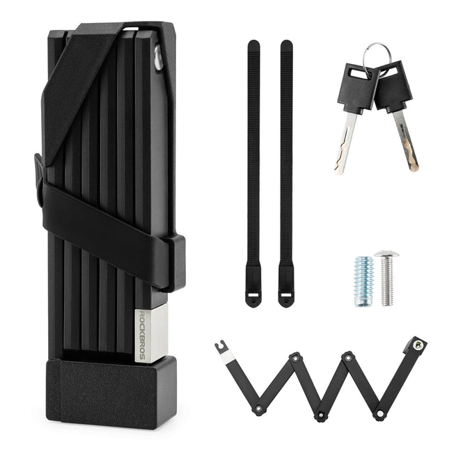 ROCKBROS Faltschloss Fahrradschloss mit Halterung (Fahrradschloss) kaufen bei Linkreich – Jetzt entdecken!