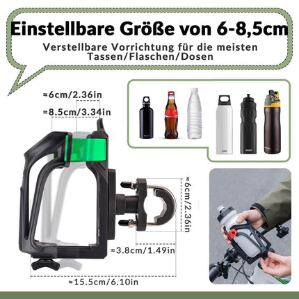 ROCKBROS Flaschenhalter Einstellbar Fahrrad Getränkehalter 360° Drehbar (Fahrrad Flaschenhalter) kaufen bei Linkreich – Jetzt entdecken!