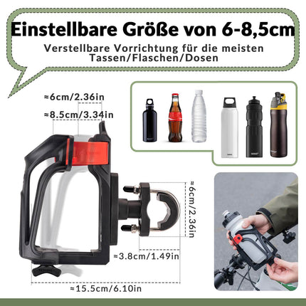 ROCKBROS Flaschenhalter Einstellbar Fahrrad Getränkehalter 360° Drehbar (Fahrrad Flaschenhalter) kaufen bei Linkreich – Jetzt entdecken!
